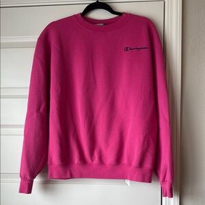 Pink Champion Crewneck Sweatshirt